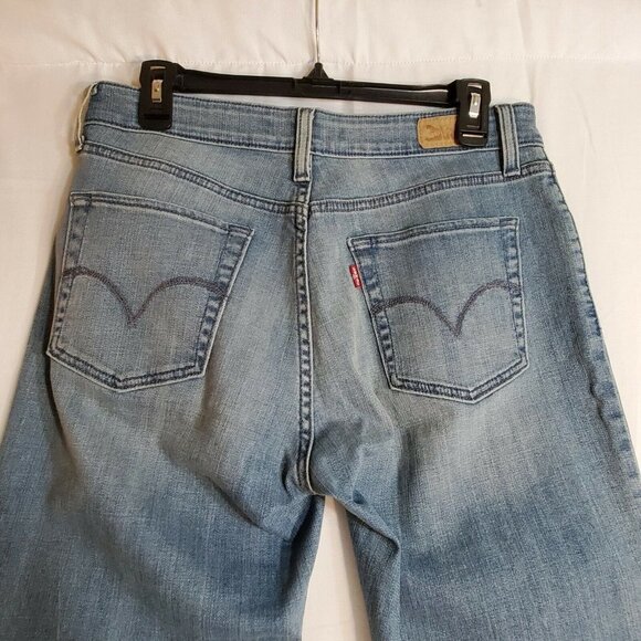 Levis Mid Rise Skinny Womens Size 30x32 Stretch Medium Wash Waist 31" - Picture 3 of 7